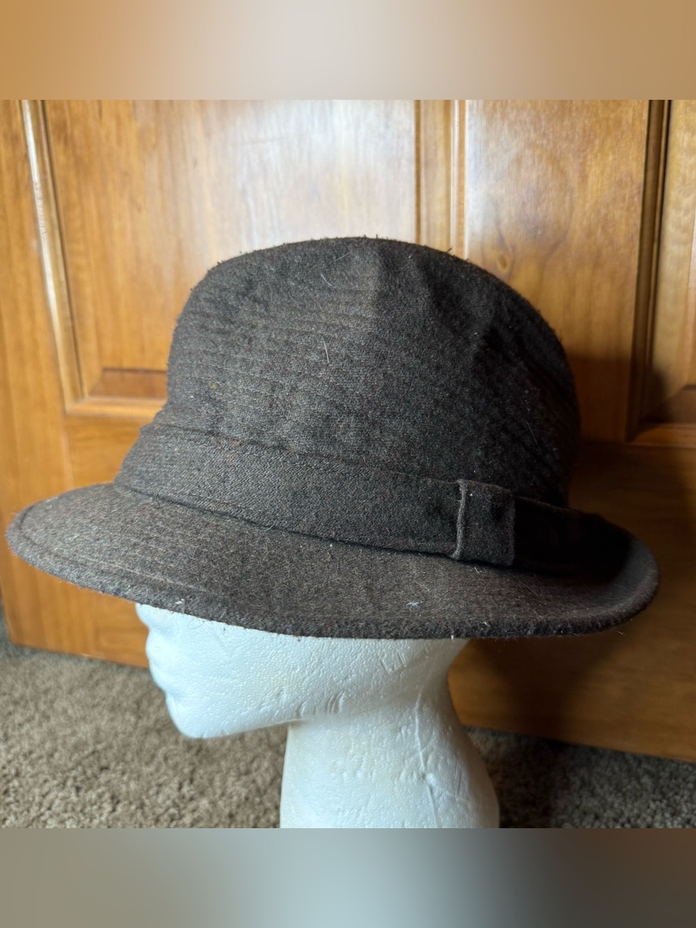 Stetson Men’s Trilby Hat Brown vintage